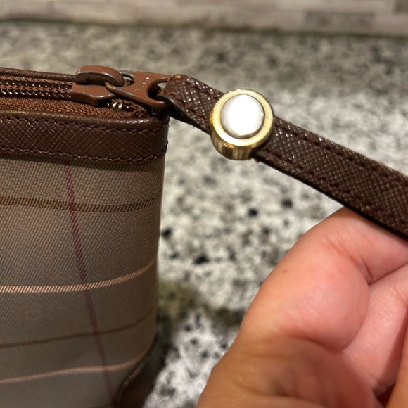 Burberry Brown Checkered Men's Bag - Picture 6 of 10